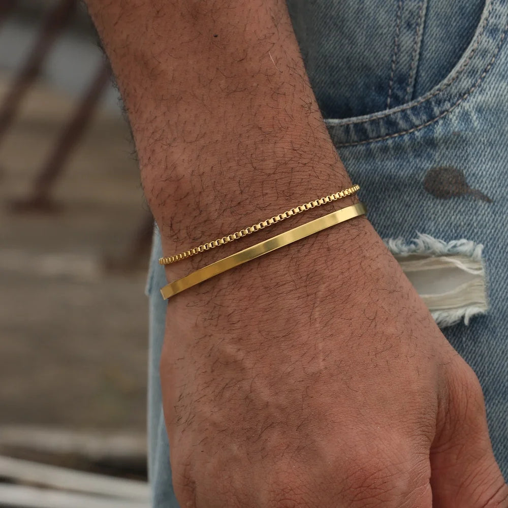 The Richmond Minimalist Cuban Cuff