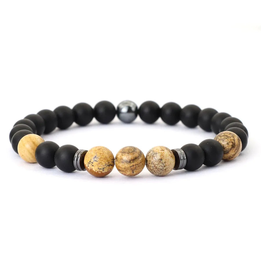 The Mayfair Onyx & Hematite Bracelet