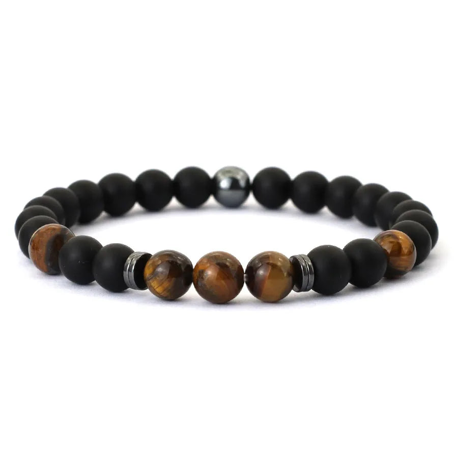 The Mayfair Onyx & Hematite Bracelet