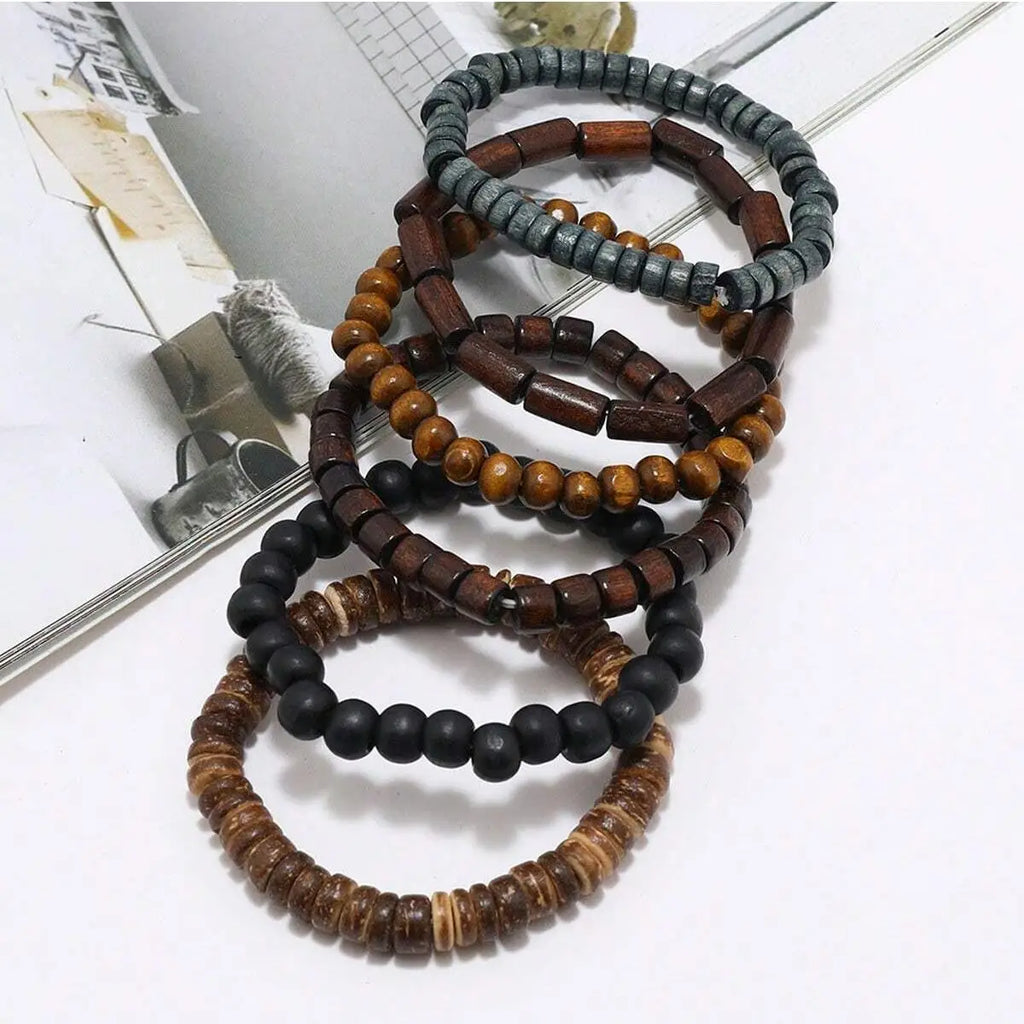 The Cornwall Curated Leather & Wood Set
