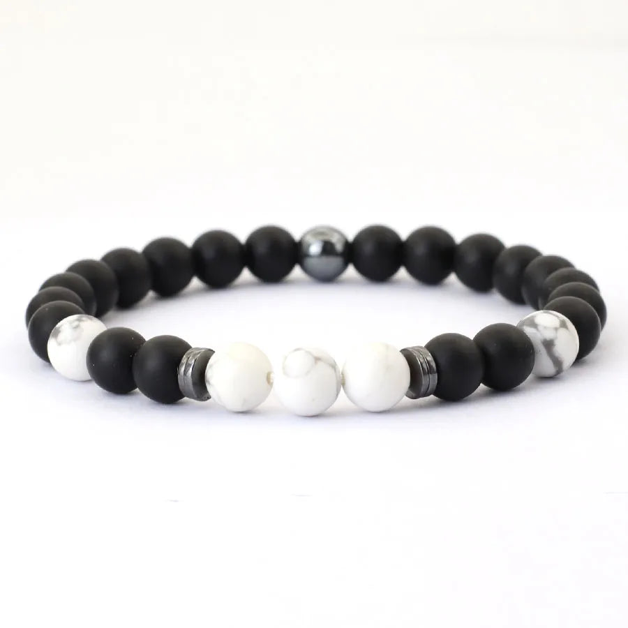 The Mayfair Onyx & Hematite Bracelet