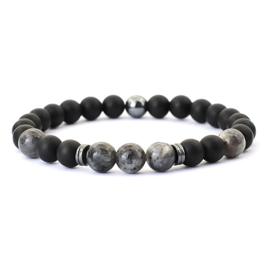 The Mayfair Onyx & Hematite Bracelet