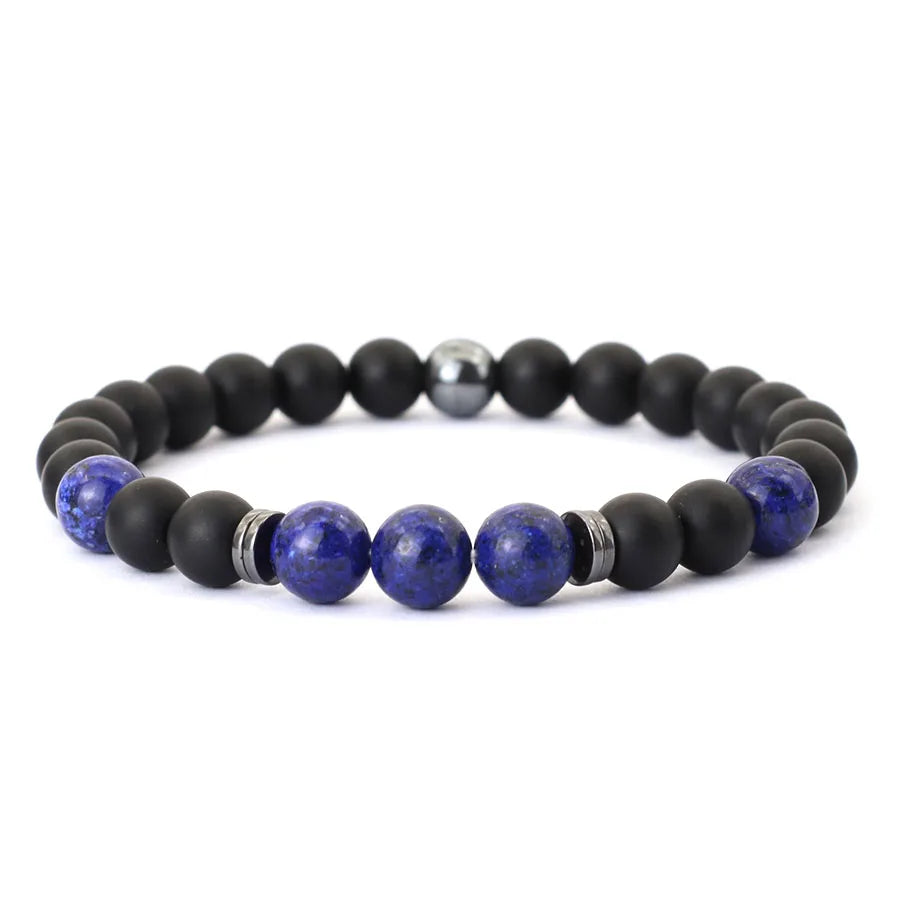 The Mayfair Onyx & Hematite Bracelet