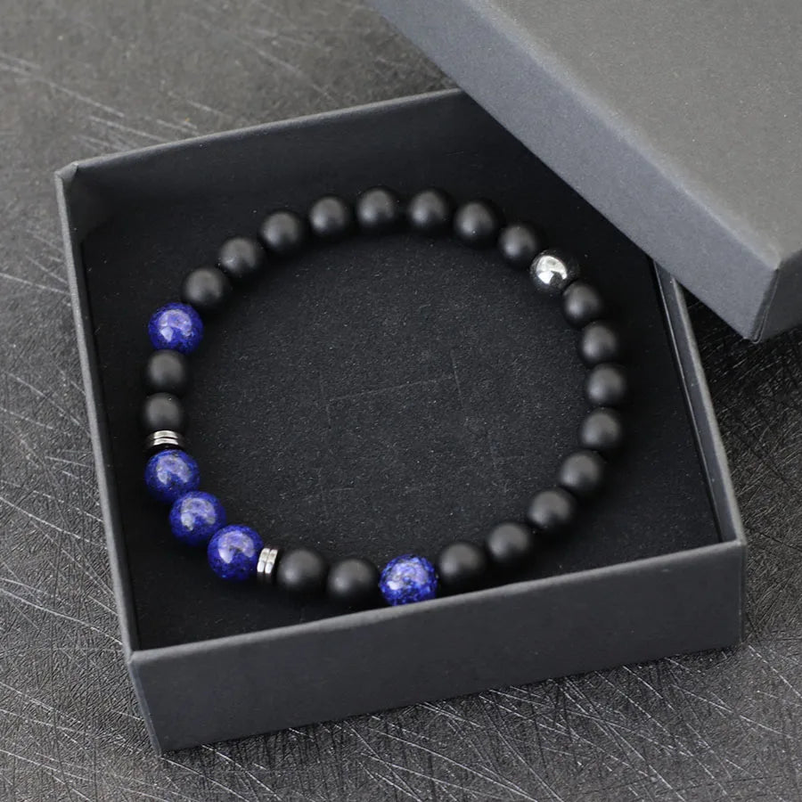 The Mayfair Onyx & Hematite Bracelet